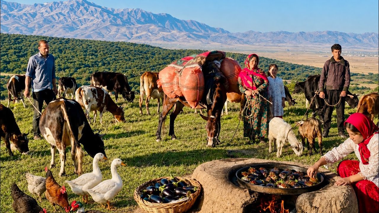 Nomadic Life North Iran | Starting a Journey & Adventure in the Mountains