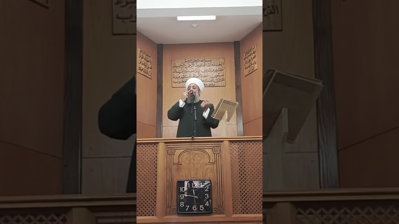 نقل لخطبة الجمعة من رحاب مسجد العلا -خلدة