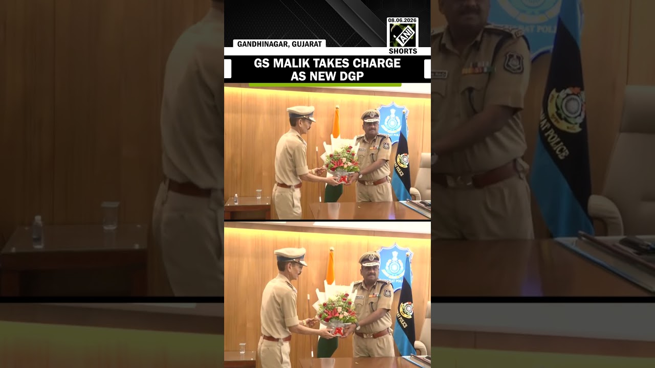 Gyanender Singh Malik takes charge as Director General of Police of Gujarat succeeding KL N Rao
