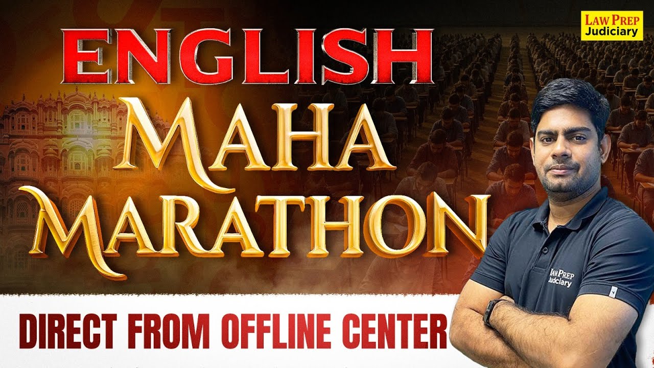 English Maha Marathon from Offline Center | English for RJS Prelims 2025 | By Surya Sir