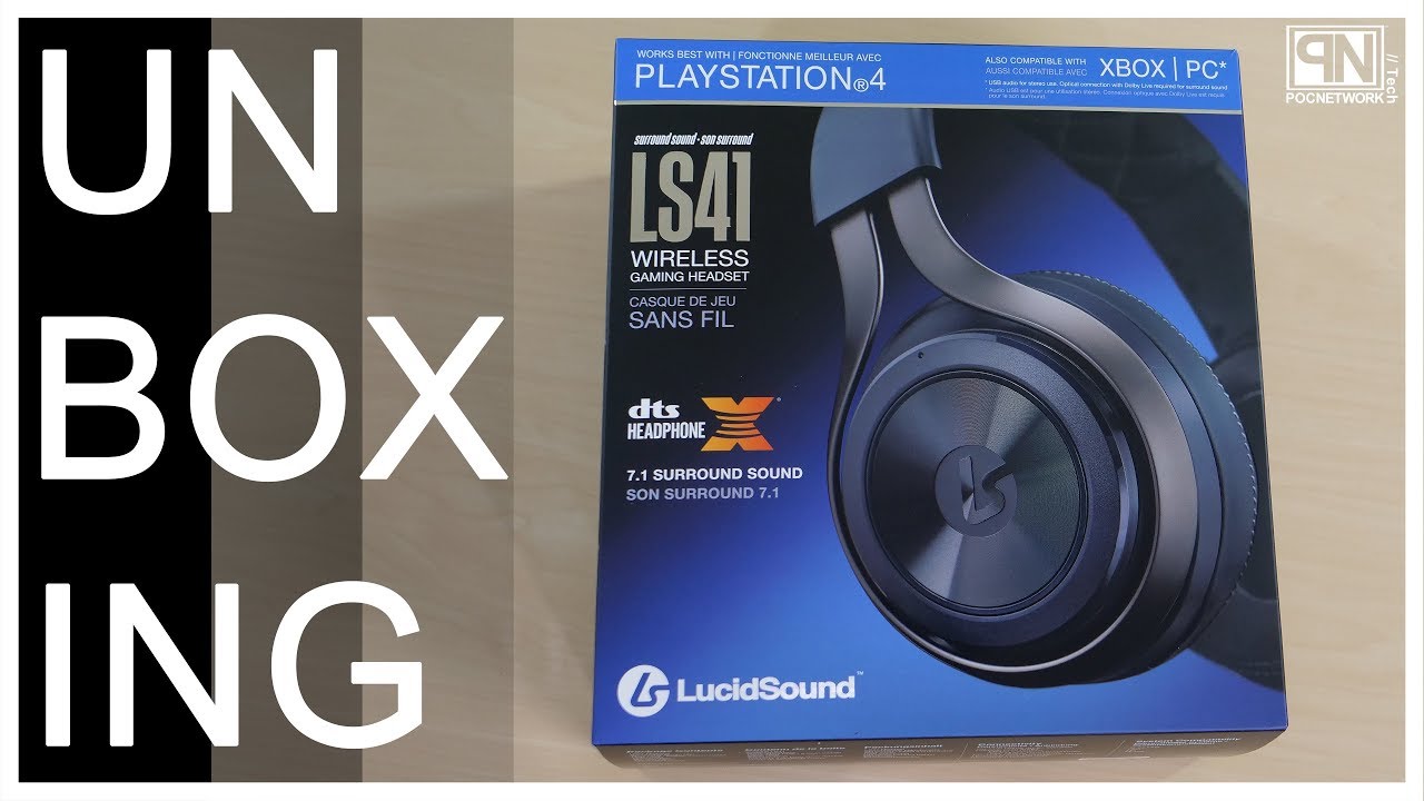 LucidSound LS41 Wireless Surround Sound Gaming Headset - Unboxing