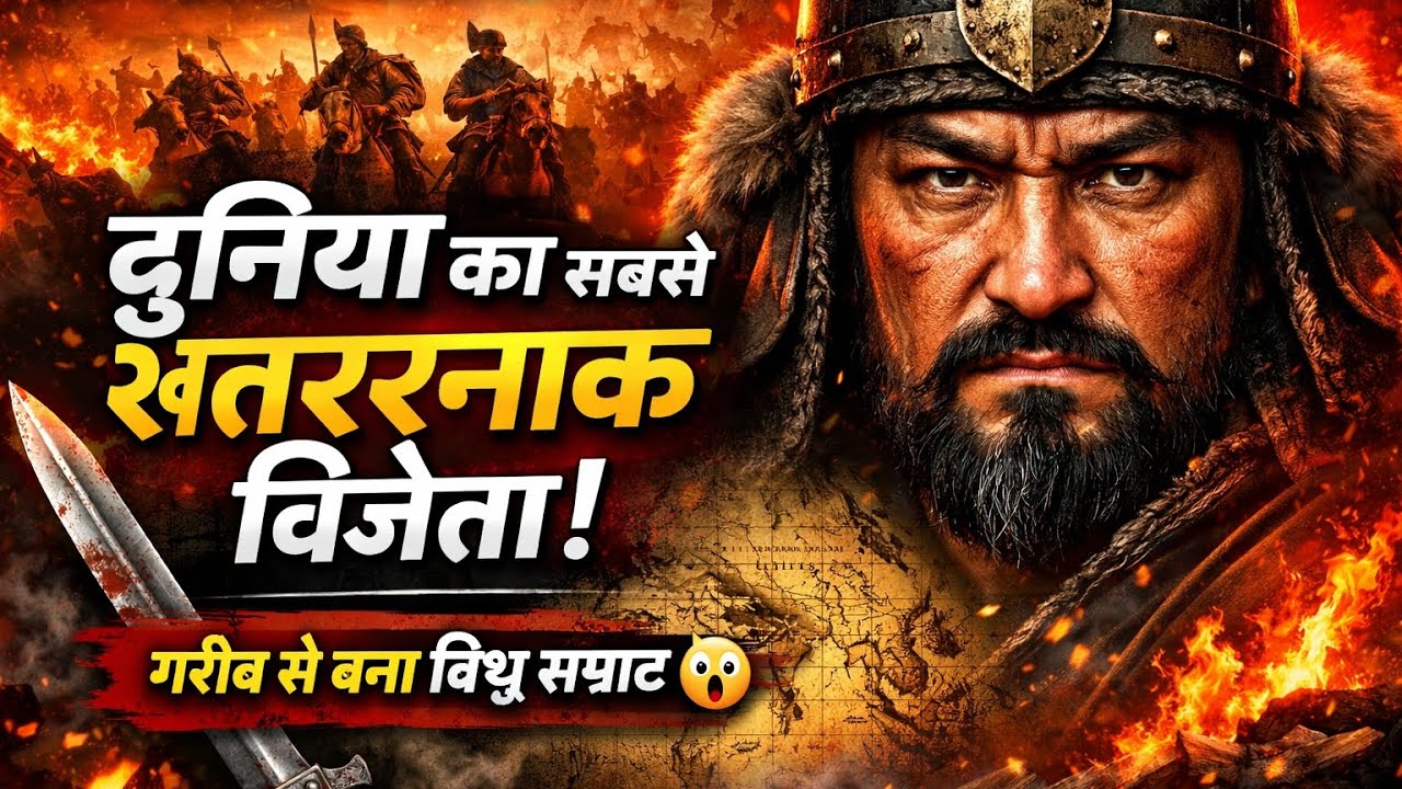 Genghis Khan documentary Hindi#genghiskhan#history#mongolempire#warzone 