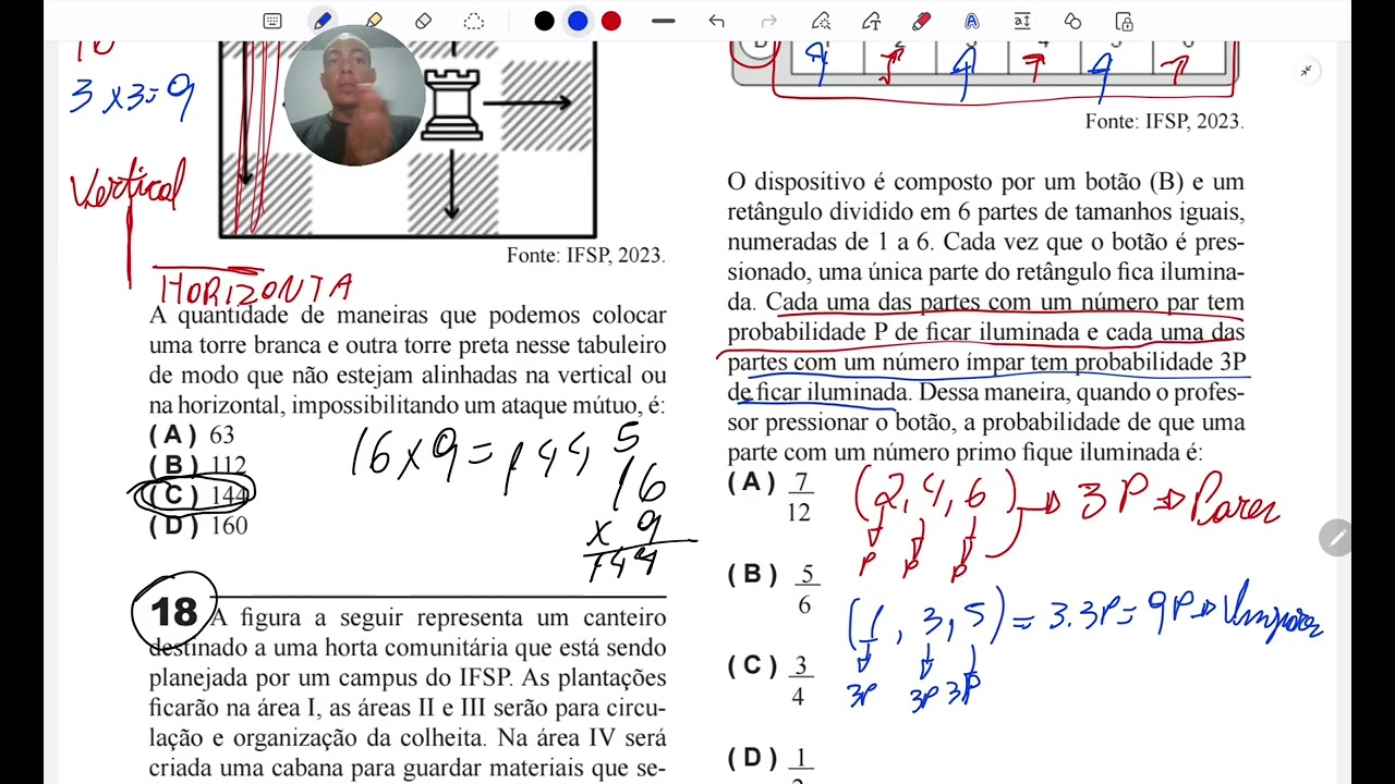 Quest&atilde;o 19 - IFSP - Prova A- 2025