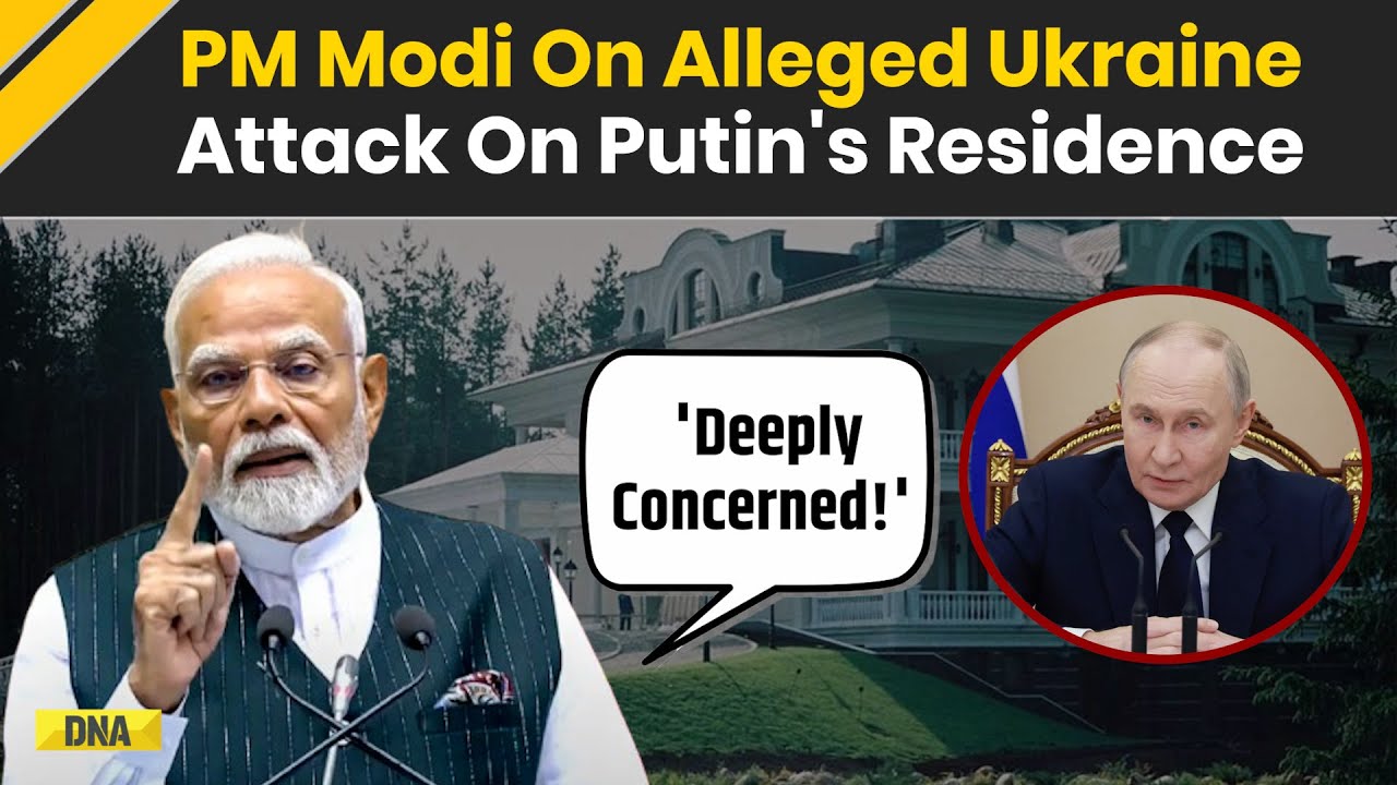 PM Modi News: 'Deeply Concerned' PM Modi On Alleged Ukraine Attack On Putin's Residence | Zelensky