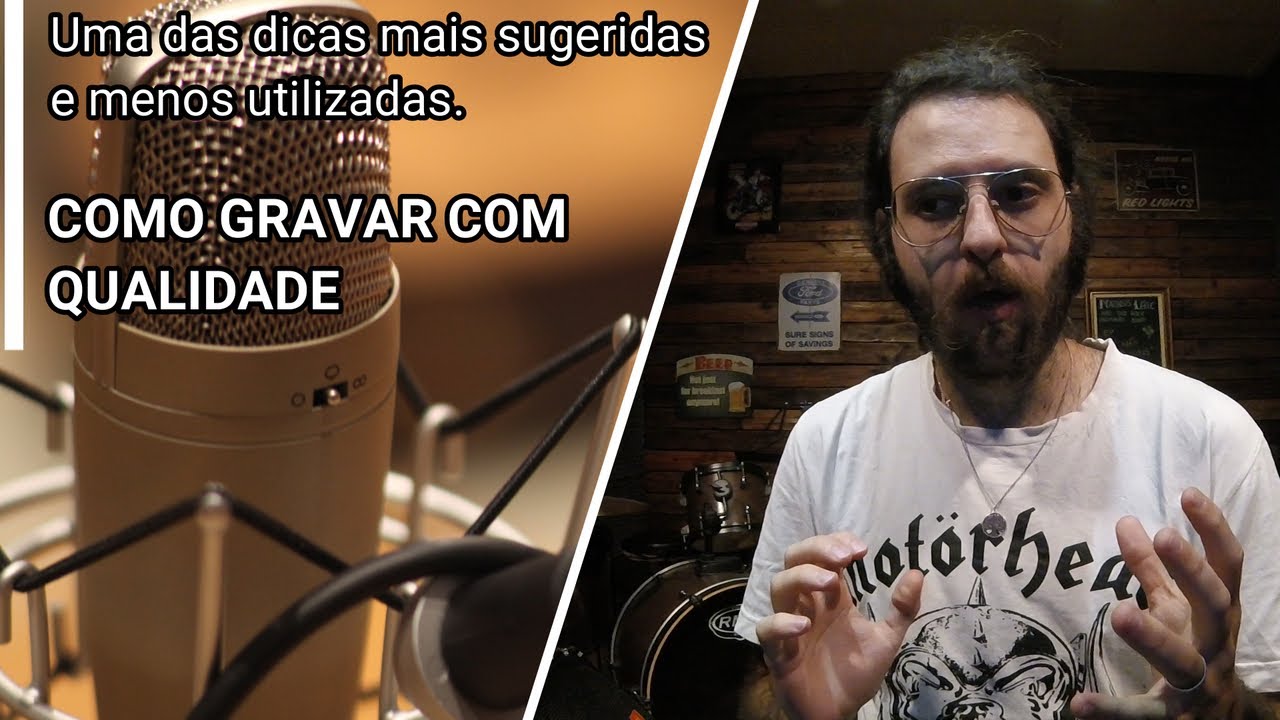Como Gravar Música Com Qualidade - Uma das dicas mais sugeridas e menos utilizadas.