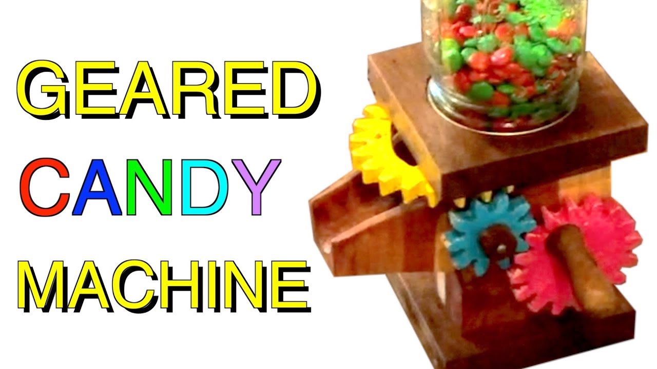 Give the Gift of Woodworking. Geared Candy Machine. FarmCraft101