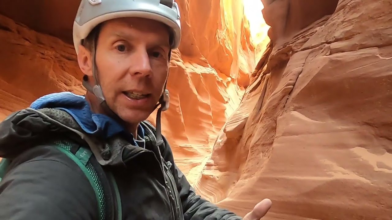 Geology of Blarney slot canyon on the Colorado Plateau in southeastern Utah