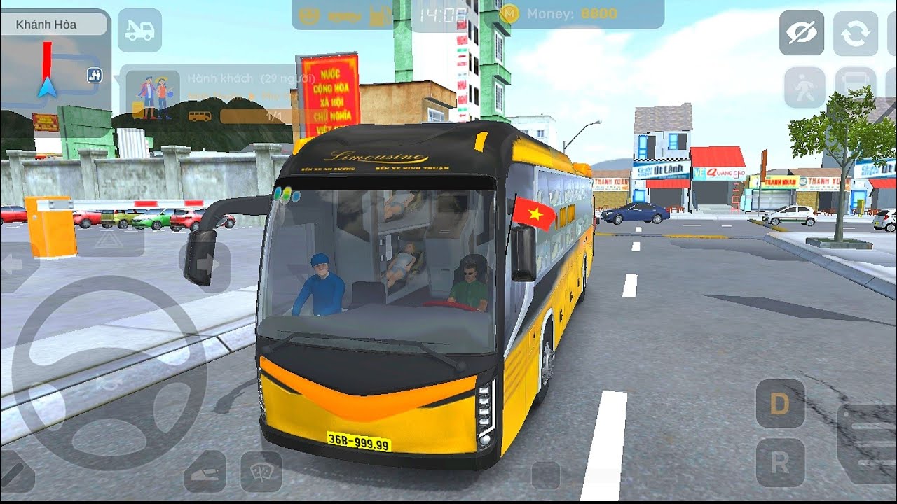 Coach Bus Simulator VietNam #3 - trải nghiệm game lái xe Bus giường nằm Việt Nam - Android Gameplay