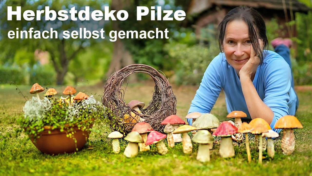 Wenn im Garten kleine Pilze wachsen! Eine zauberhafte DIY-Idee f&uuml;r Garten & Zuhause