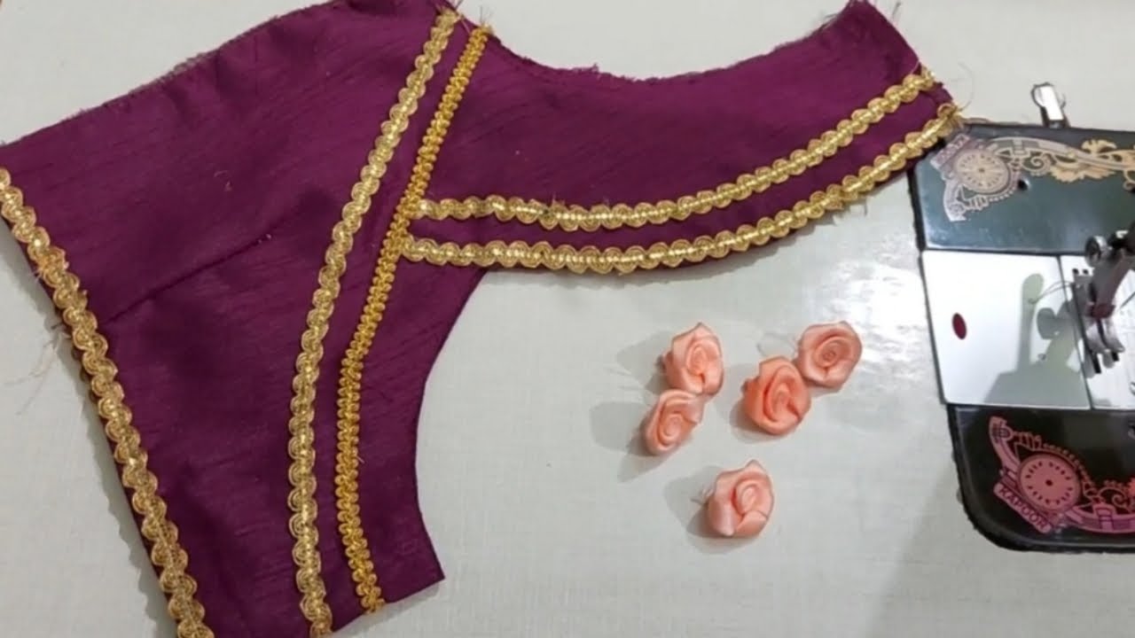 5 minute me banaye bahut hi khoobsurat aur easy blouse design