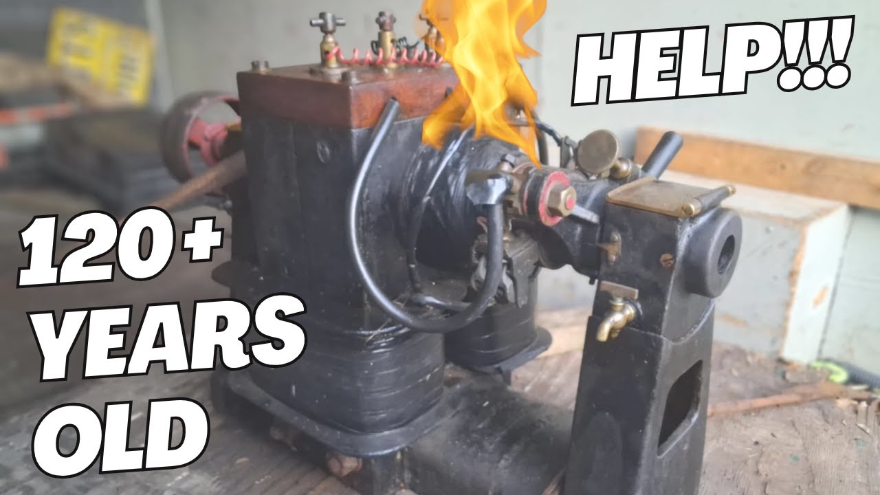 ANTIQUE ELECTRICITY GENERATOR - Crompton Dynamo - 120+ YEARS OLD!!!