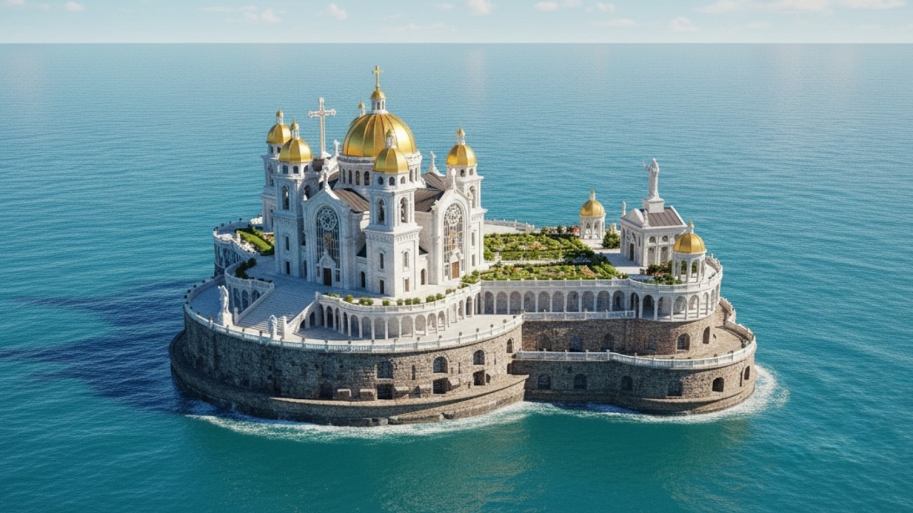 I Turned an Abandoned Ocean Fort into the Most Luxury Catholic Church (Full Process)