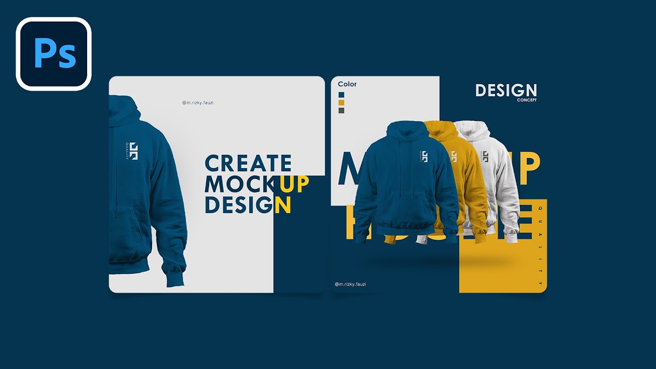 Cara Buat Mockup Hoodie di Photoshop | Tutorial Photoshop