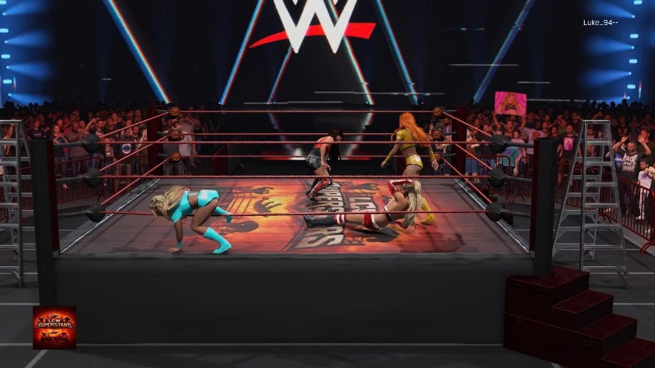 LCW Superstars laycool vs becky lynch and alexa bliss LCW tag team womens championship 