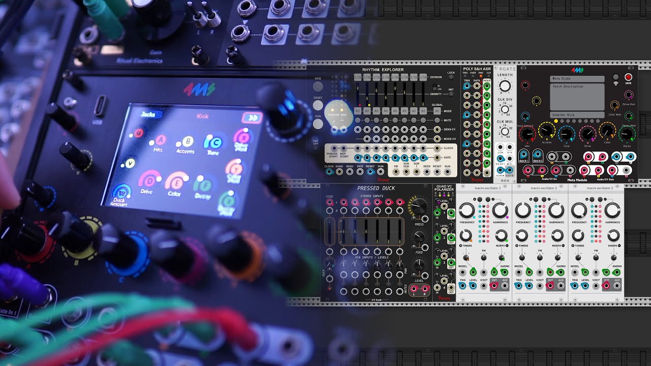 Building a drum machine for the 4ms Meta module