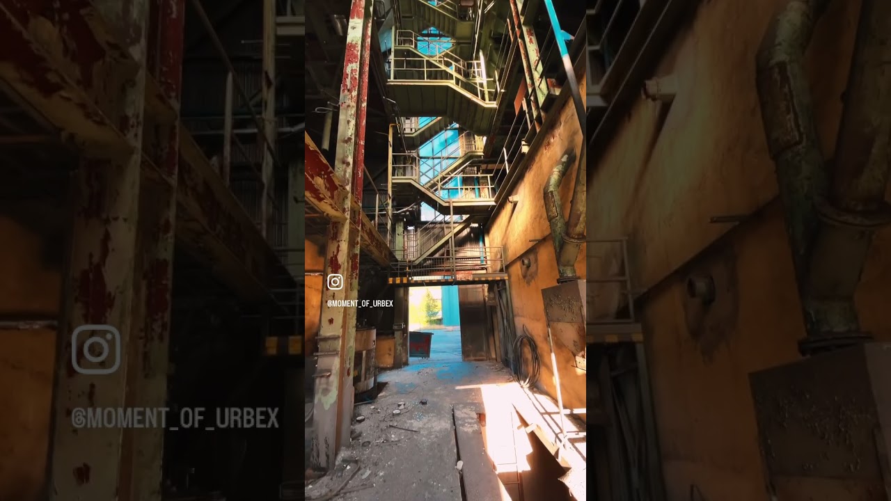 Abandoned Factory #shorts #urbex #factory #opustene #videoshort
