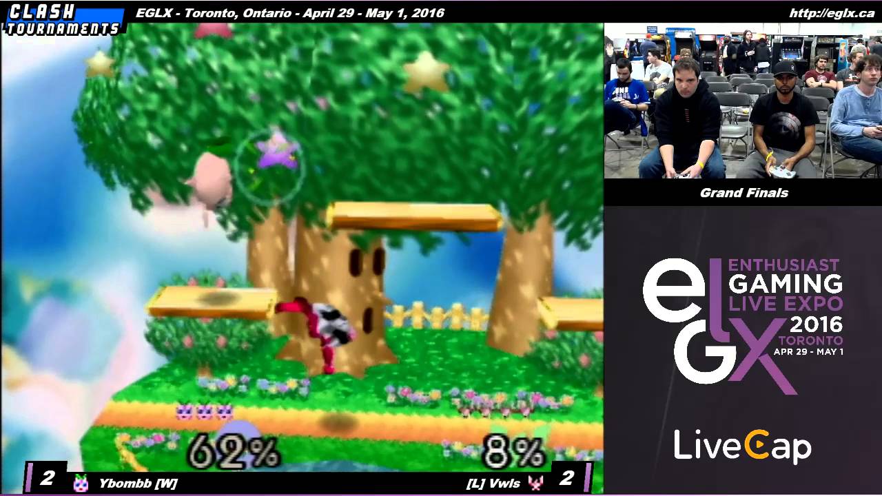 EGLX - Ybombb vs Vwls - GRAND FINALS - Smash 64