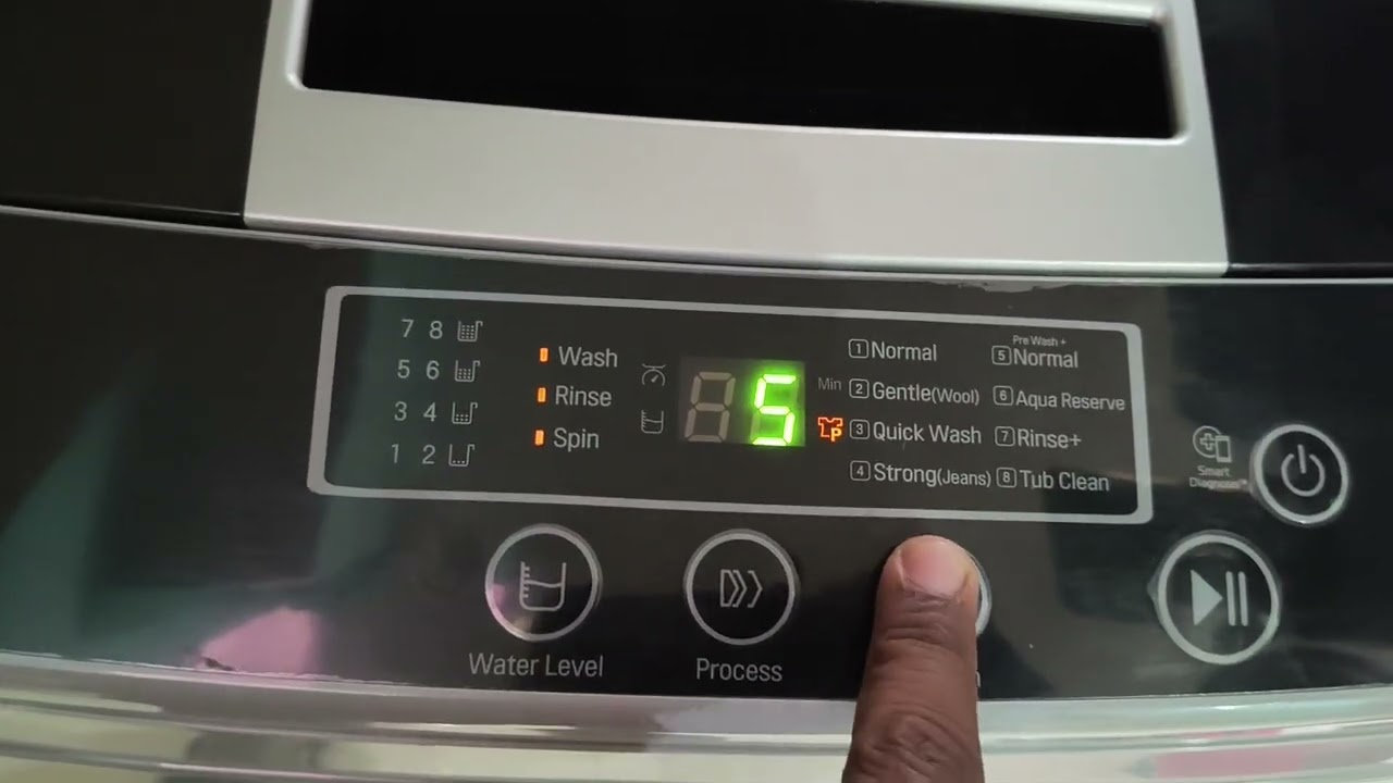 LG Top Load washing machine DEMO....T75SKSF1Z