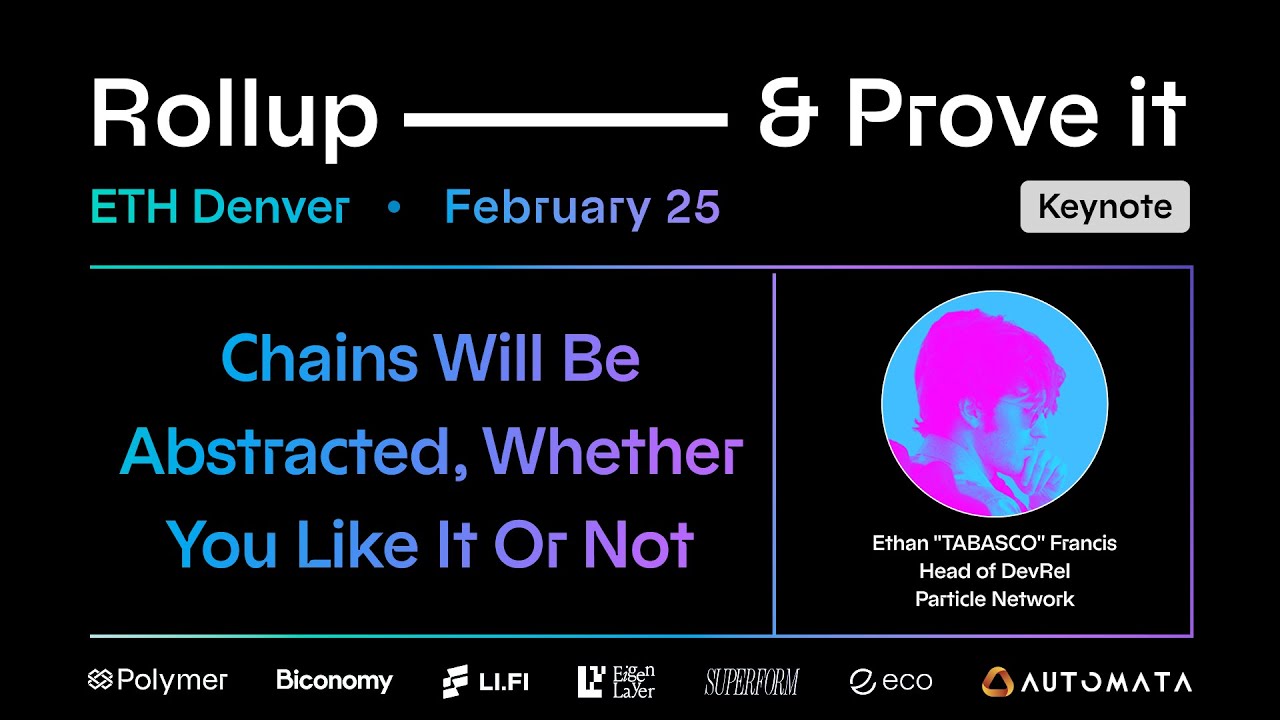 Chains Will Be Abstracted, Whether You Like It Or Not | Particle Network
