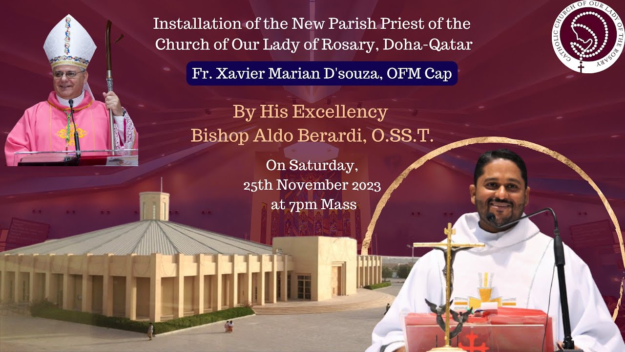 PART 1 LIVE: Installation of the New Parish Priest of the Church of Our Lady of Rosary, Doha-Qatar