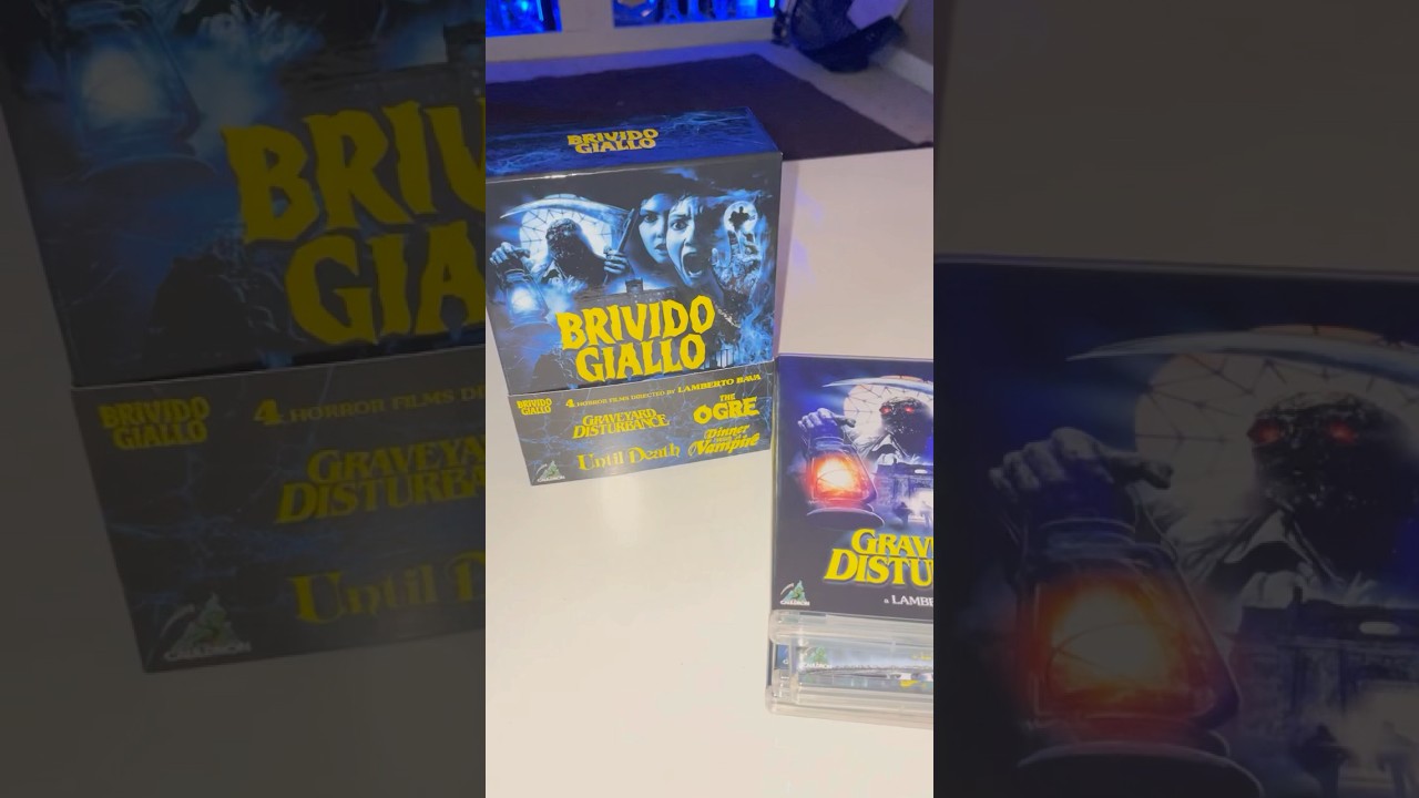 Brivido Giallo -Lamberto Bava 4 Horror Films @CauldronFilms #4k #bluray