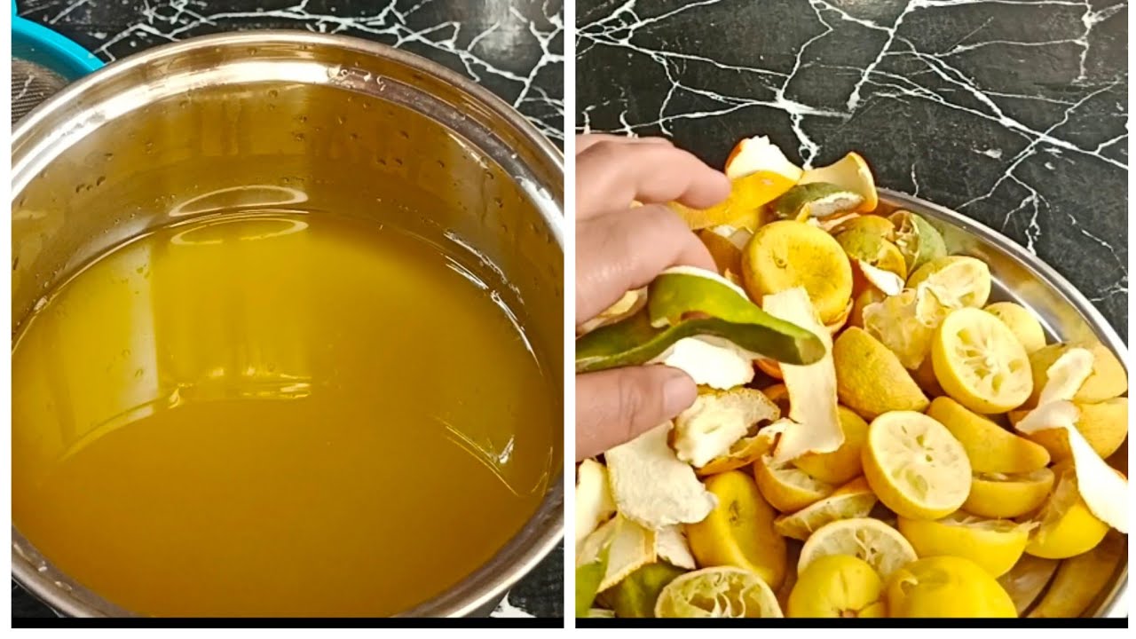 طريقه ممتازه لتحويل قشر الليمون لزيت ليمون مركز زيت غالي جدا .اصنعيه بنفسك
