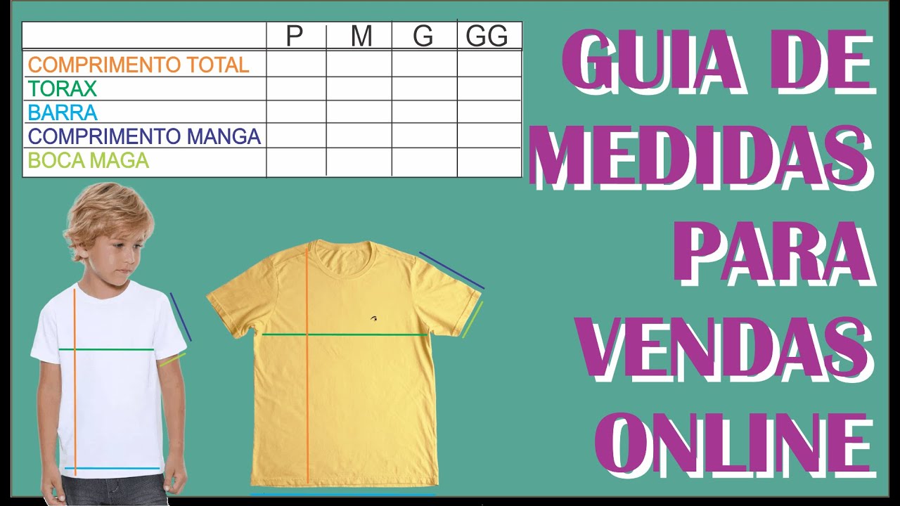 VAI VENDER ROUPA ONLINE? APRENDA COMO FAZER O GUIA DE MEDIDAS DO SEU PRODUTO