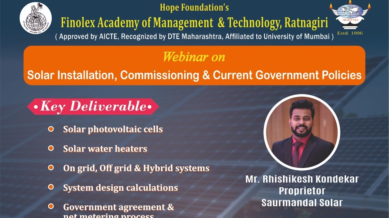 Webinar on 