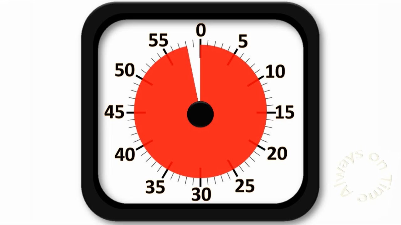 58-minute visual timer