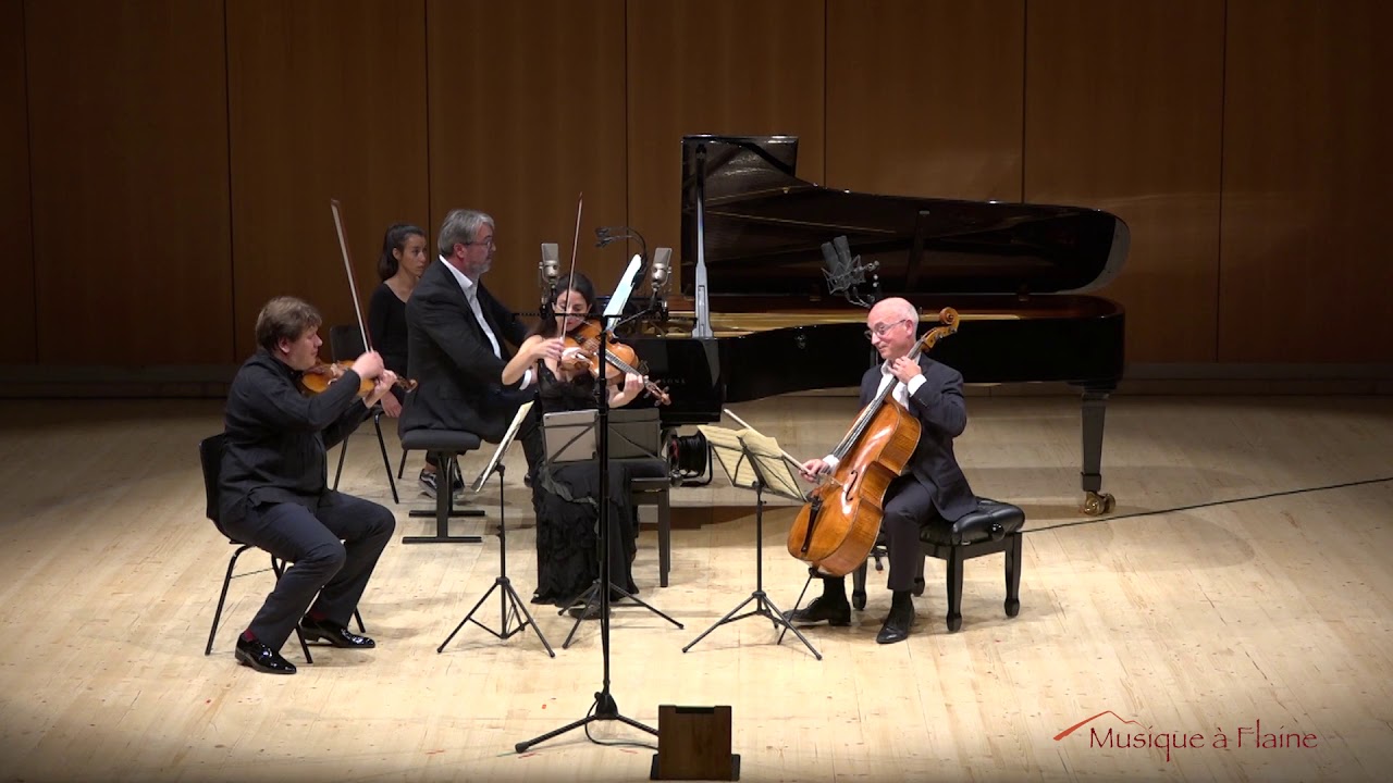 MOZART Quatuor avec piano K.478 en sol mineur (2ème mvt) - Festival Musique à Flaine