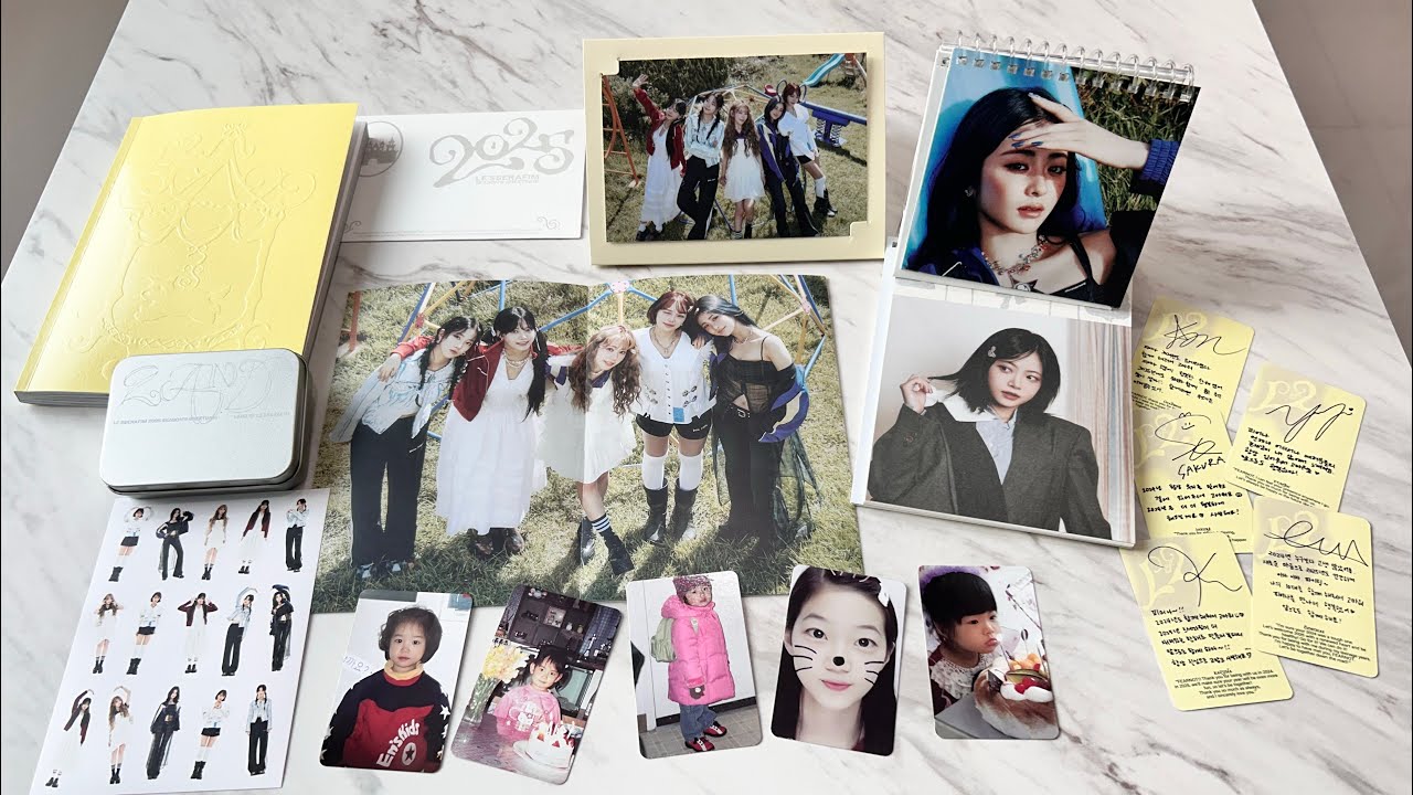 [르세라핌] LESSERAFIM 2025 SEASON’S GREETINGS 르세라핌 25 시즌그리팅 언박싱