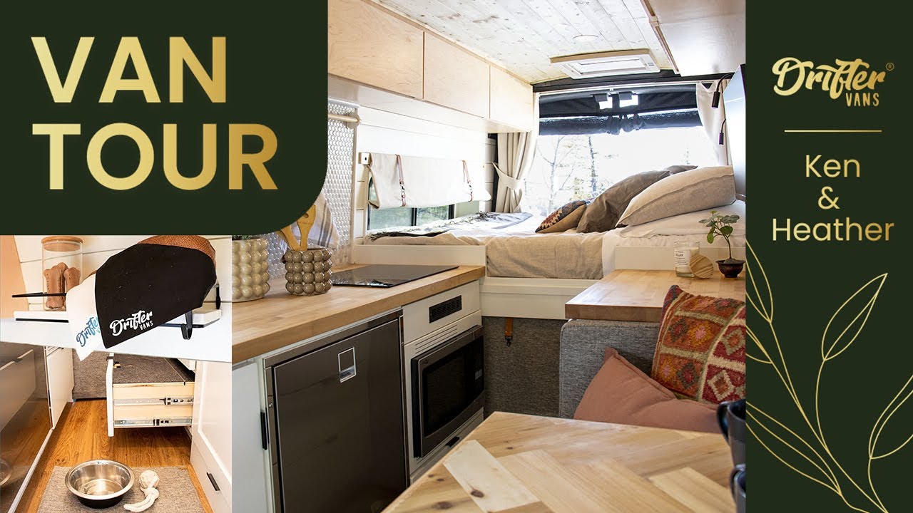 Full Van Tour | Open Design with ROOF DECK | High Roof Van | Ford Transit 