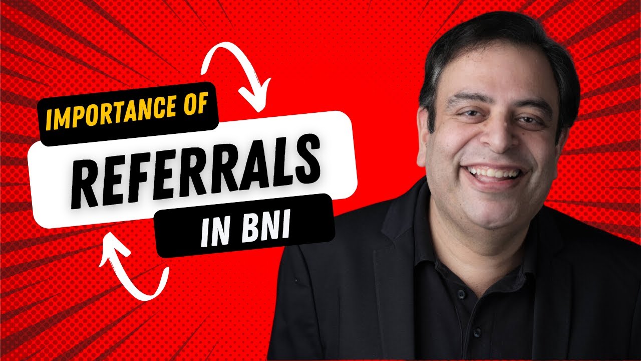 BNI Education Slot on Importance of Referrals by Dr. Saurabh Bidani - BNI Delhi South