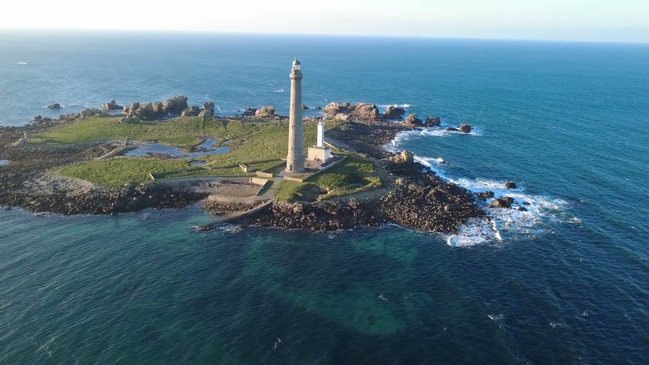 Ile vierge en drone