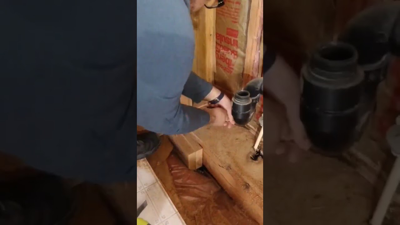 found rotten subfloor under the sink #diy #mobilehome #homeimprovement #mobilehomerenovation