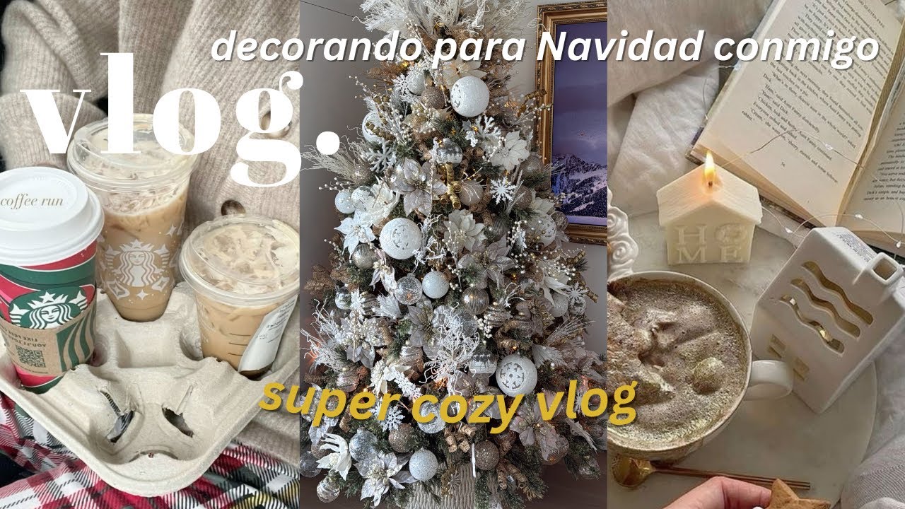 VLOG decorando para *NAVIDAD* mi &eacute;poca favorita del a&ntilde;o yayyy, nos fuimos de compras