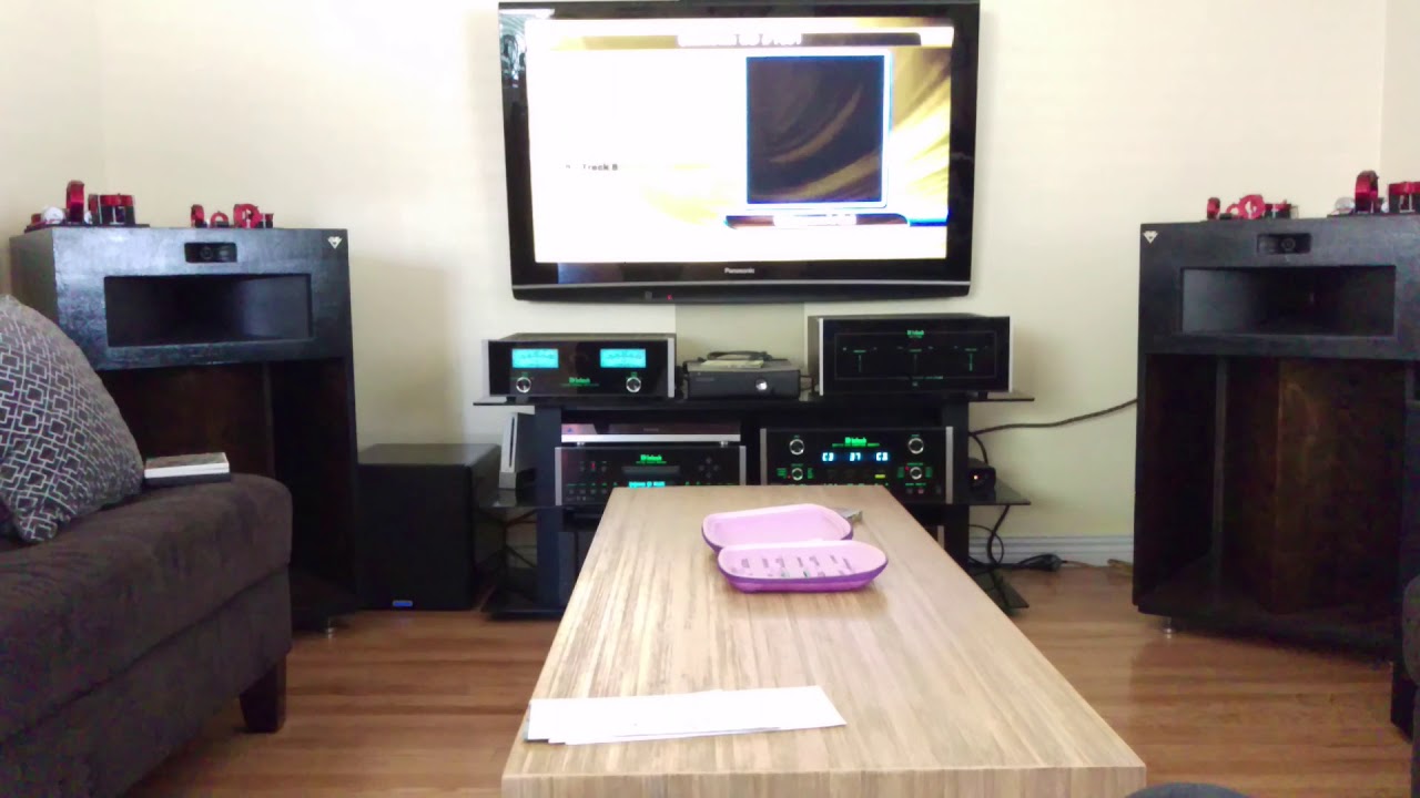 McIntosh with klipsch La Scala and ALK engineering extreme slope filtering Networks
