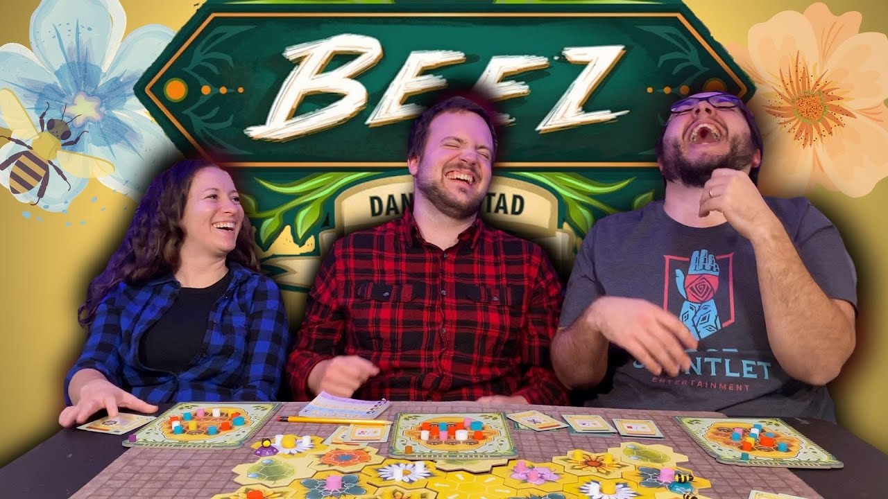 BEEZ Gameplay with Emily, Josh, & Max - TOO MANY BEE PUNS