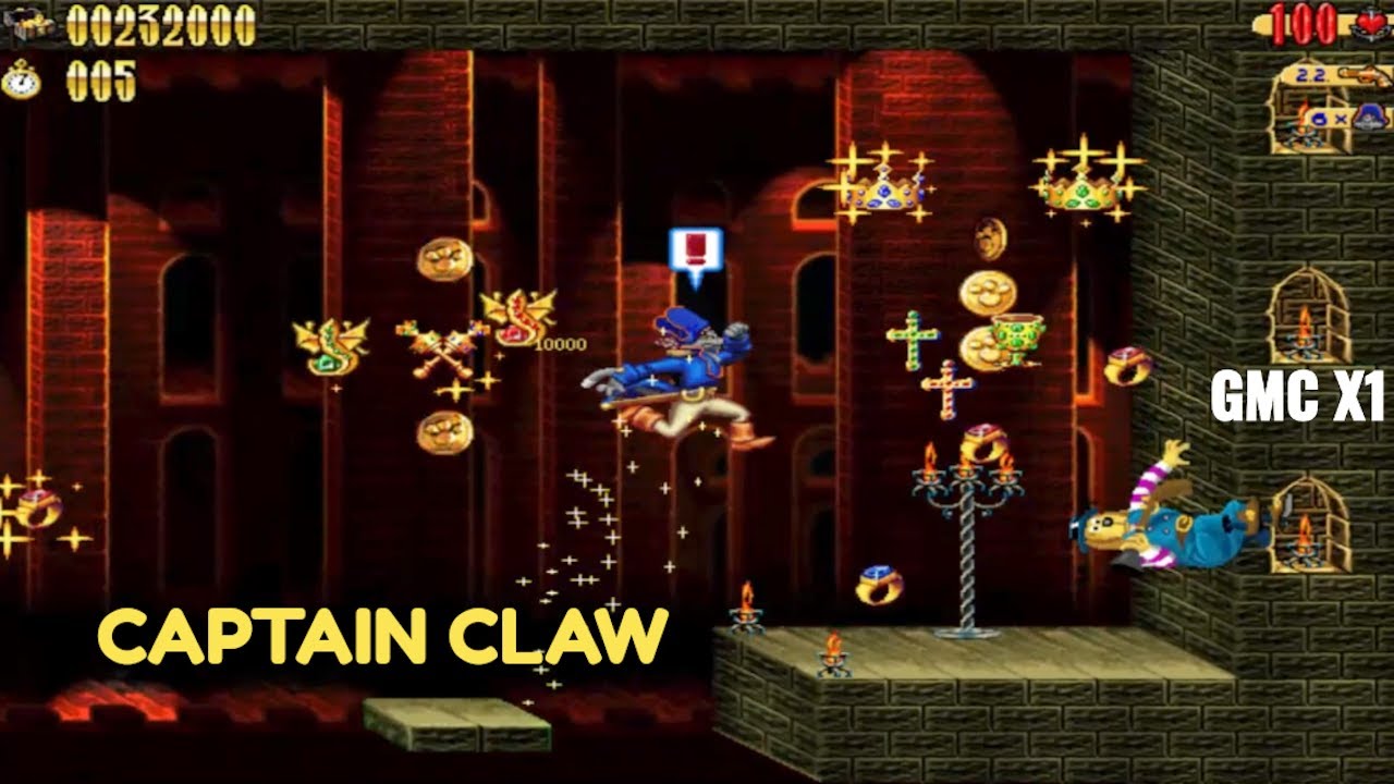 Captain Claw - La Roca Level 1 Treasures + All Secrets [ PC ]