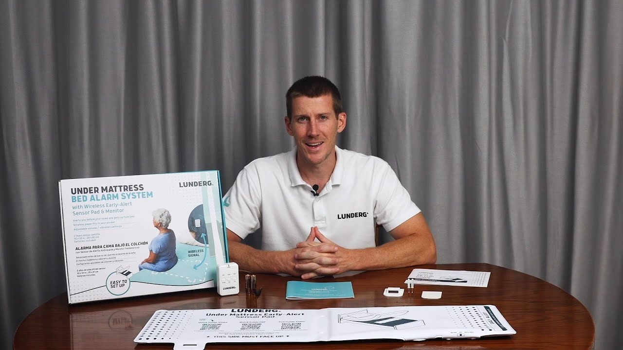 How to Set-up, Turn On & Install the Lunderg Under Mattress Bed Alarm