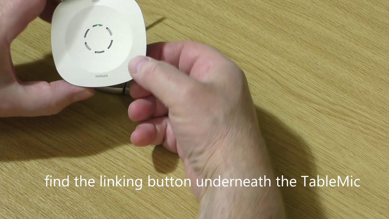 Connecting a Phonak Roger TableMic II to a Roger X Receiver