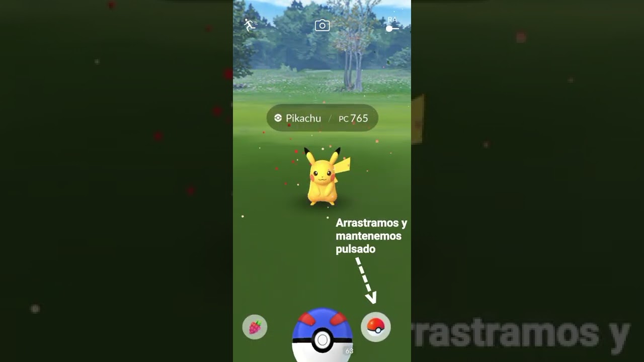 ⭕️Como hacer captura rapida en Pokemon Go⭕️ #pokemongo #shorts