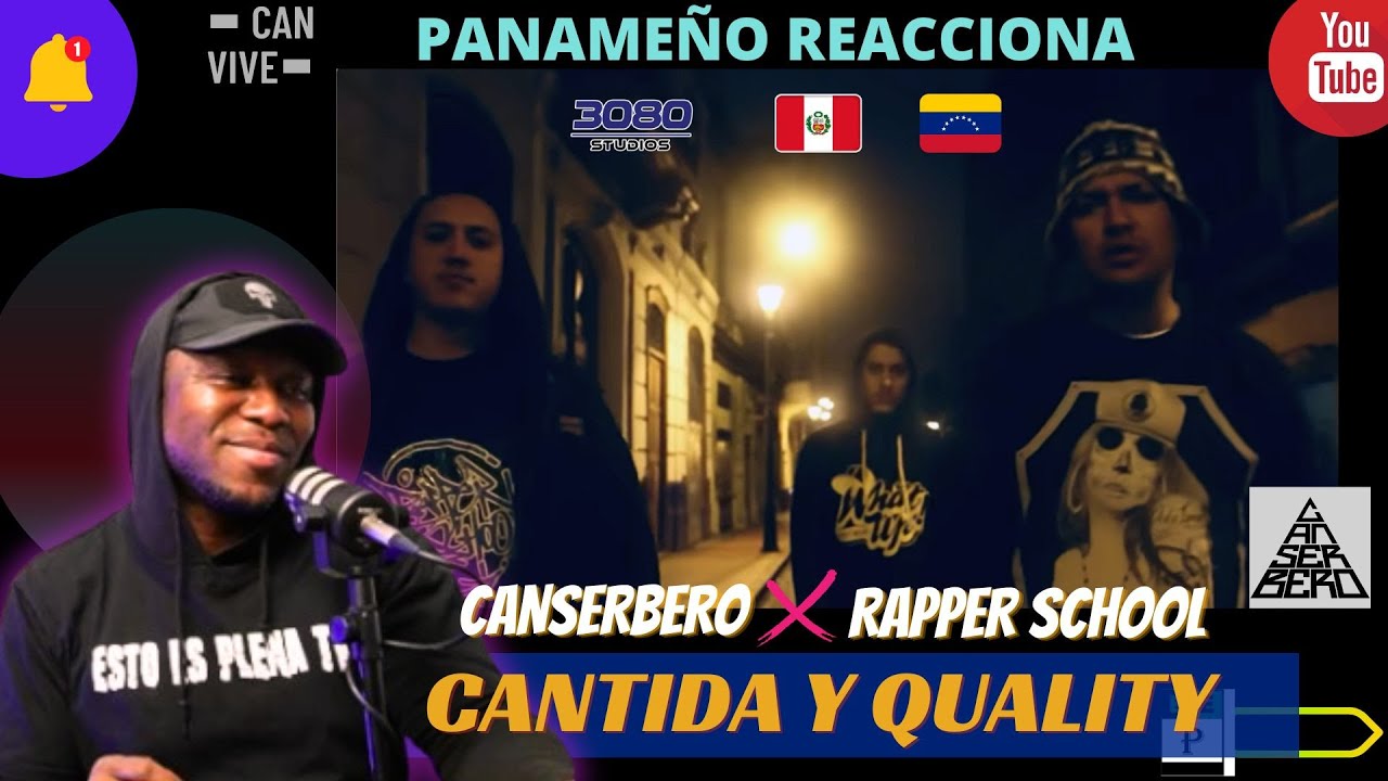 CANTIDAD Y QUALITY - RAPER SCHOOL ❌ CANSERBERO |PANAMEÑO REACCIONA|   #RapVenezolano