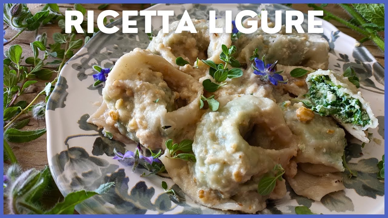 PANSOTI liguri in SALSA di NOCI