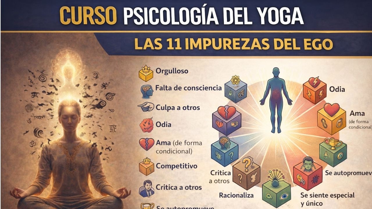 8. Curso Psicología del Yoga: Las 11 Impurezas del  Ego