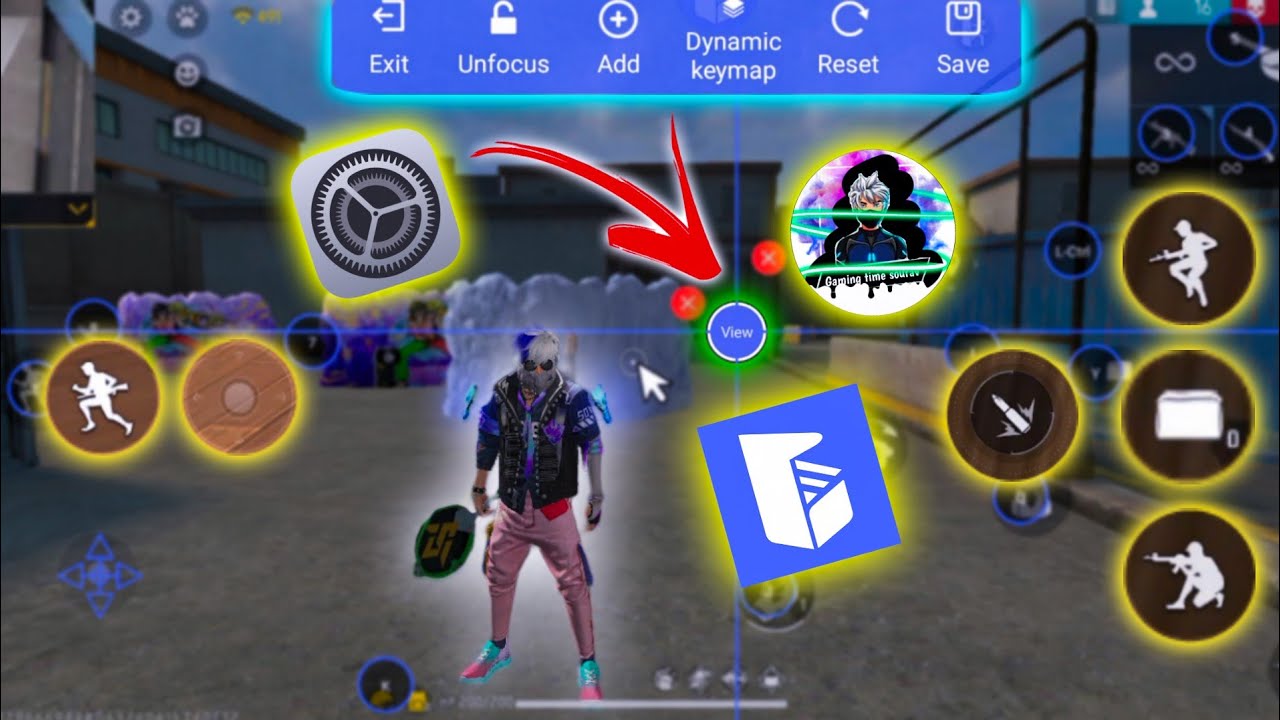 2025 GG Mouse Pro Keymapping like PC | how to play free fire in mobile with keyboard and mouse