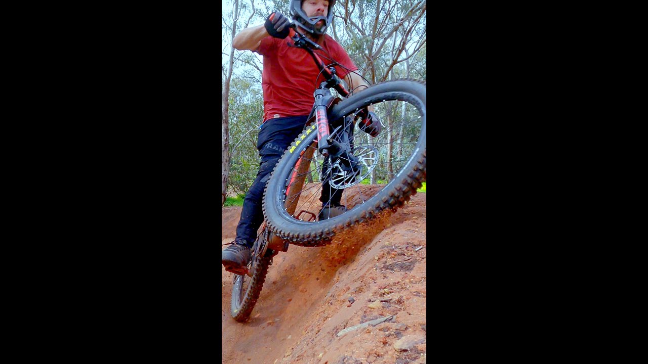 How did he survive this? #mtb #crash