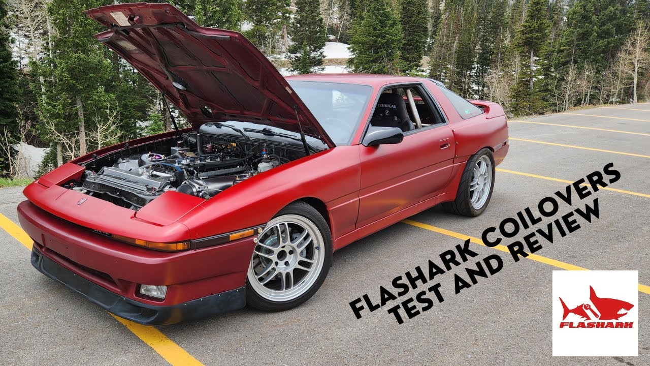 I tested out some Flashark coilovers on my supra