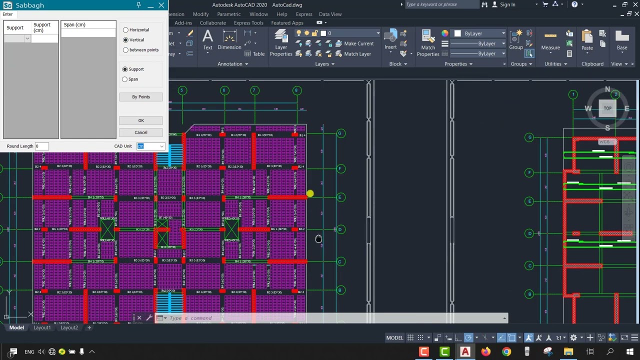 Sabbagh Concrete -7-Beams-L-import from AutoCAD