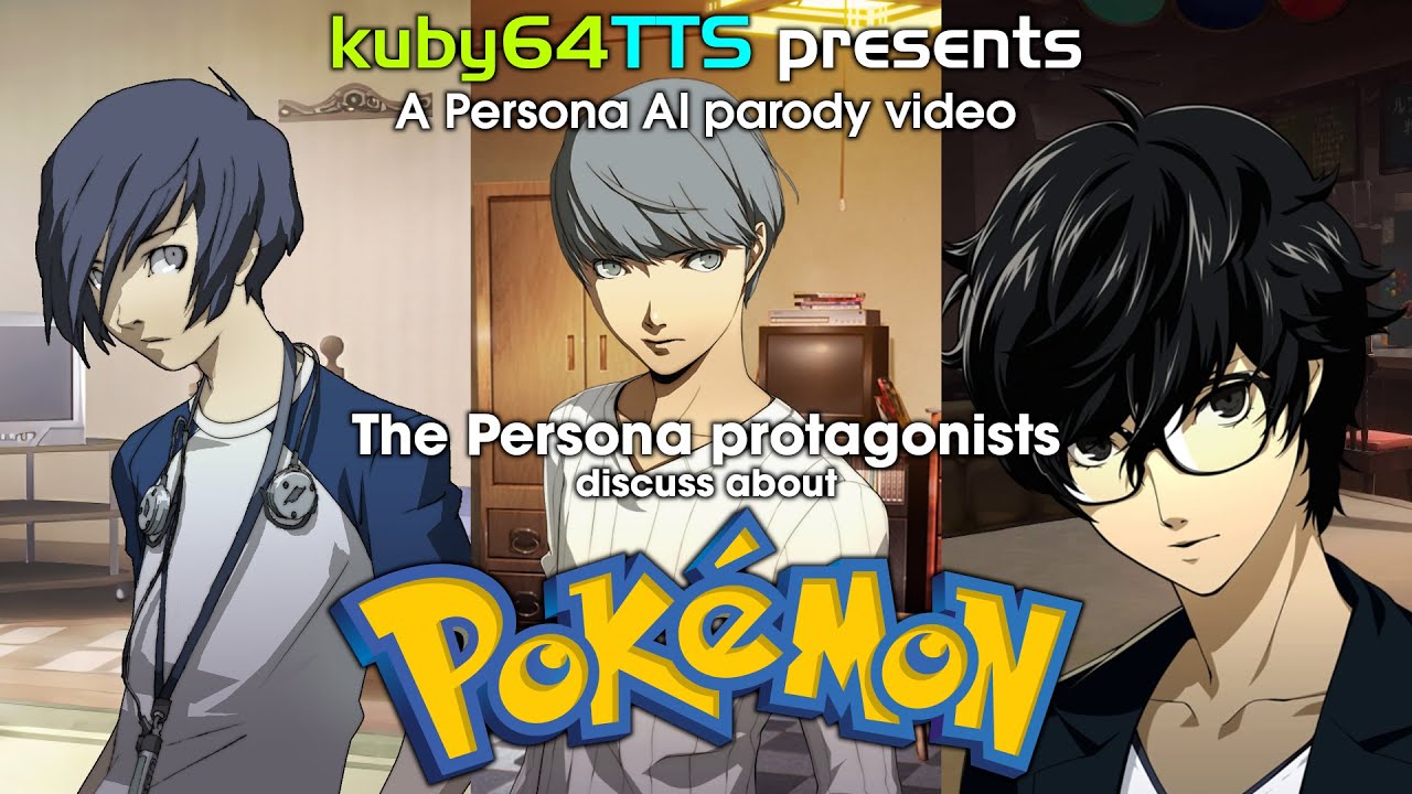 [ElevenLabs] Главные герои Persona обсуждают покемонов (пародия на ИИ из Persona)